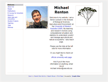 Tablet Screenshot of michaelrenton.info
